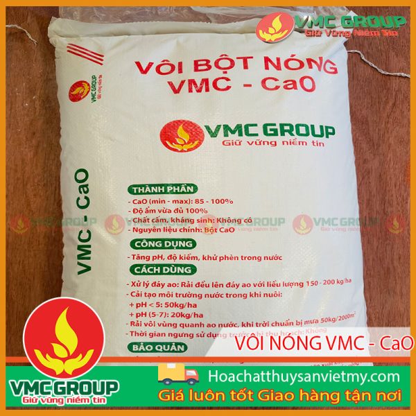 Tác dụng của vôi trong ngành thủy sản