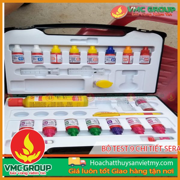 Đặc điểm của bộ test nước 9 chỉ tiêu Sera