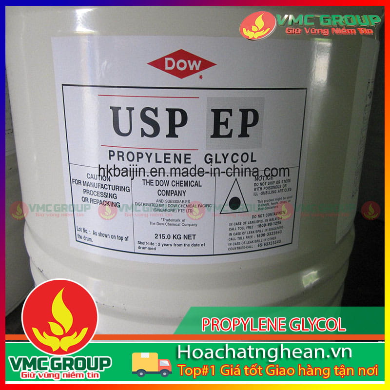 Sử dụng Propylene glycol